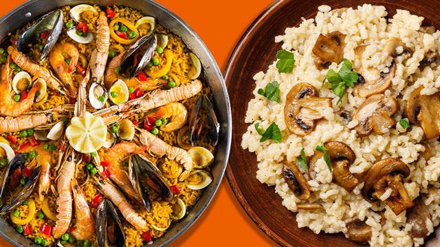 risotto vs paella image